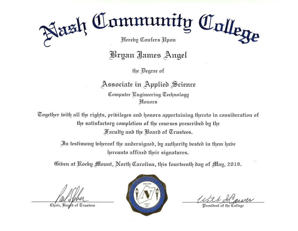 Associate in Applied Science Degree in Computer Engineering Technology with Honors